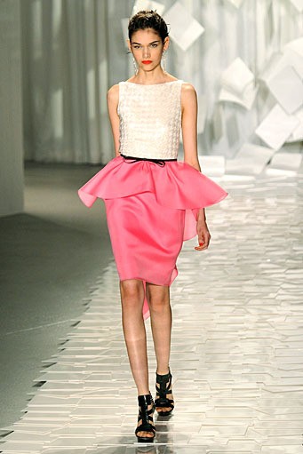 Jason Wu, Spring/Summer 2012. New York Fashion Week Spring/Summer 2012. [Photo by Mike Coppola/Getty Images]