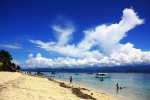 Biru dan coral @Pantai Tanjung Karang Donggala