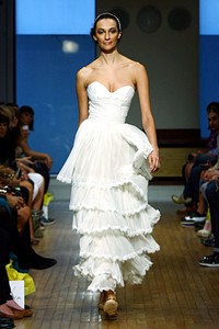 Leanne Marshall, Spring/Summer 2012. New York Fashion Week Spring/Summer 2012. [Photo by Neilson Barnard/Getty Images]