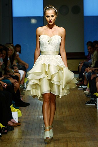 Leanne Marshall, Spring/Summer 2012. New York Fashion Week Spring/Summer 2012. [Photo by Neilson Barnard/Getty Images]