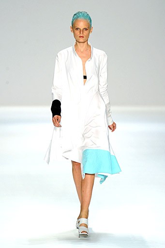 Narciso Rodriguez, New York Fashion Week. New York Fashion Week Spring/Summer 2012. [Photo by Frazer Harrison/Getty Images for Mercedes-Benz Fashion Week]