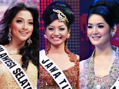 Ini Dia Tiga Puteri Tercantik di Indonesia
