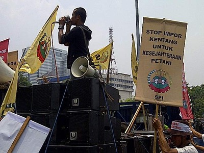 Petani Kentang Demo Istana