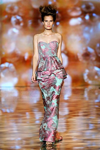 Badgley & Mischka, Spring/Summer 2012. New York Fashion Week Spring/Summer 2012. [Photo by Peter Michael Dills/Getty Images for Mercedes-Benz Fashion Week]