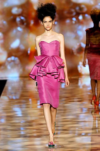 Badgley & Mischka, Spring/Summer 2012. New York Fashion Week Spring/Summer 2012. [Photo by Peter Michael Dills/Getty Images for Mercedes-Benz Fashion Week]