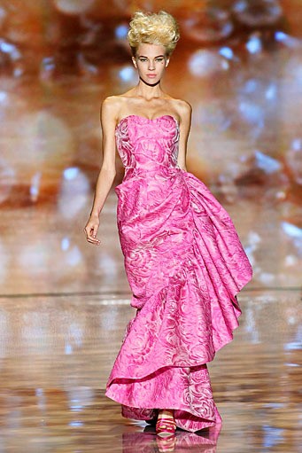 Badgley & Mischka, Spring/Summer 2012. New York Fashion Week Spring/Summer 2012. [Photo by Peter Michael Dills/Getty Images for Mercedes-Benz Fashion Week]