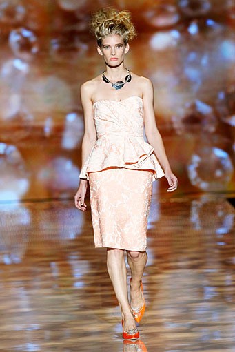 Badgley & Mischka, Spring/Summer 2012. New York Fashion Week Spring/Summer 2012. [Photo by Peter Michael Dills/Getty Images for Mercedes-Benz Fashion Week]