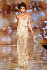 Badgley & Mischka, Spring/Summer 2012. New York Fashion Week Spring/Summer 2012. [Photo by Peter Michael Dills/Getty Images for Mercedes-Benz Fashion Week]