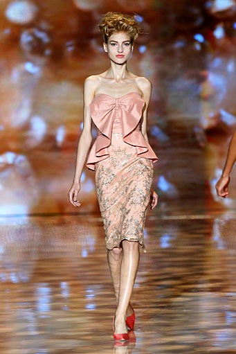 Badgley & Mischka, Spring/Summer 2012. New York Fashion Week Spring/Summer 2012. [Photo by Peter Michael Dills/Getty Images for Mercedes-Benz Fashion Week]