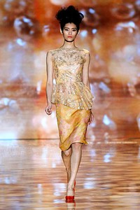 Badgley & Mischka, Spring/Summer 2012. New York Fashion Week Spring/Summer 2012. [Photo by Peter Michael Dills/Getty Images for Mercedes-Benz Fashion Week]