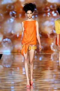 Badgley & Mischka, Spring/Summer 2012. New York Fashion Week Spring/Summer 2012. [Photo by Peter Michael Dills/Getty Images for Mercedes-Benz Fashion Week]