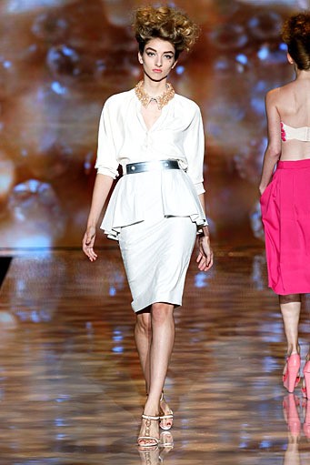Badgley & Mischka, Spring/Summer 2012. New York Fashion Week Spring/Summer 2012. [Photo by Peter Michael Dills/Getty Images for Mercedes-Benz Fashion Week]