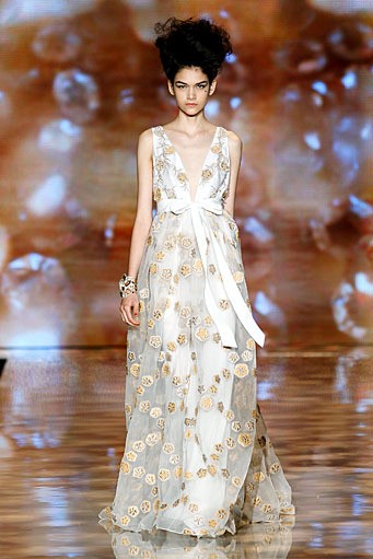 Badgley & Mischka, Spring/Summer 2012. New York Fashion Week Spring/Summer 2012. [Photo by Peter Michael Dills/Getty Images for Mercedes-Benz Fashion Week]