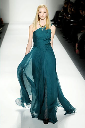 Tadashi Shoji, Fall/Winter 2011. New York Fashion Week 2011. [Photo by Frazer Harrison/Getty Images for IMG]