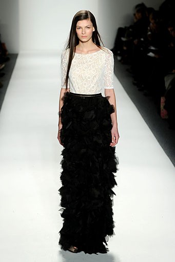 Tadashi Shoji, Fall/Winter 2011. New York Fashion Week 2011. [Photo by Frazer Harrison/Getty Images for IMG]