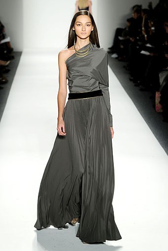 Tadashi Shoji, Fall/Winter 2011. New York Fashion Week 2011. [Photo by Frazer Harrison/Getty Images for IMG]