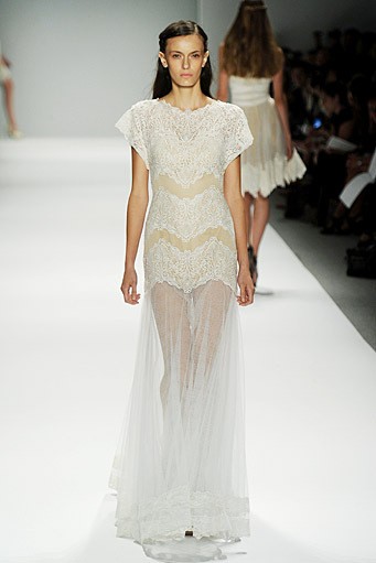 Tadashi Shoji, Spring/Summer 2012. New York Fashion Week Spring/Summer 2012. [Photo by Frazer Harrison/Getty Images for Mercedes-Benz Fashion Week]