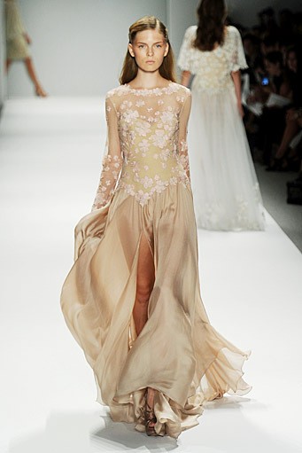 Tadashi Shoji, Spring/Summer 2012. New York Fashion Week Spring/Summer 2012. [Photo by Frazer Harrison/Getty Images for Mercedes-Benz Fashion Week]