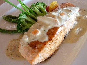 Resep: Salmon Panggang Saus Lemon