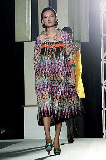 Tuty Cholid (Baine Gammara), Plaza Bapindo IPMI Trend Show 2012. (Photo by Mohammad Abduh/Wolipop)