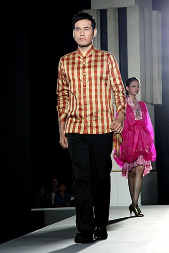Tuty Cholid (Baine Gammara), Plaza Bapindo IPMI Trend Show 2012. (Photo by Mohammad Abduh/Wolipop)