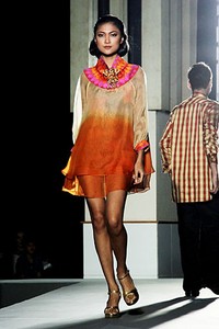 Tuty Cholid (Baine Gammara), Plaza Bapindo IPMI Trend Show 2012. (Photo by Mohammad Abduh/Wolipop)