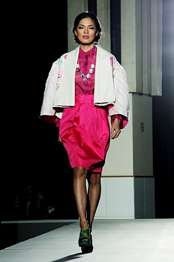 Tuty Cholid (Baine Gammara), Plaza Bapindo IPMI Trend Show 2012. (Photo by Mohammad Abduh/Wolipop)