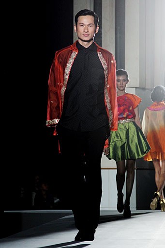 Tuty Cholid (Baine Gammara), Plaza Bapindo IPMI Trend Show 2012. (Photo by Mohammad Abduh/Wolipop)