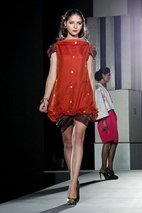 Tuty Cholid (Baine Gammara), Plaza Bapindo IPMI Trend Show 2012. (Photo by Mohammad Abduh/Wolipop)