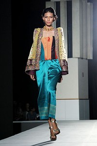 Tuty Cholid (Baine Gammara), Plaza Bapindo IPMI Trend Show 2012. (Photo by Mohammad Abduh/Wolipop)