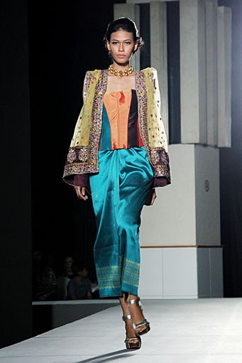 Tuty Cholid (Baine Gammara), Plaza Bapindo IPMI Trend Show 2012. (Photo by Mohammad Abduh/Wolipop)
