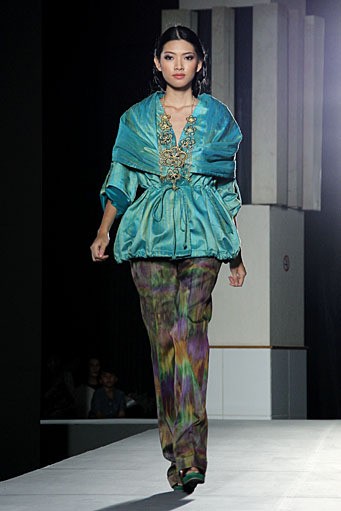 Tuty Cholid (Baine Gammara), Plaza Bapindo IPMI Trend Show 2012. (Photo by Mohammad Abduh/Wolipop)