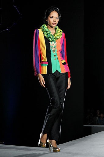 Tuty Cholid (Baine Gammara), Plaza Bapindo IPMI Trend Show 2012. (Photo by Mohammad Abduh/Wolipop)