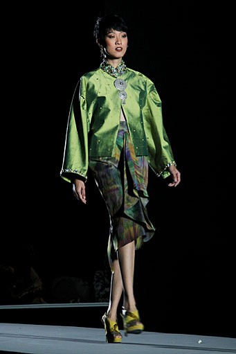 Tuty Cholid (Baine Gammara), Plaza Bapindo IPMI Trend Show 2012. (Photo by Mohammad Abduh/Wolipop)