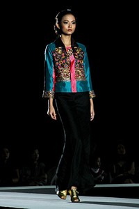 Tuty Cholid (Baine Gammara), Plaza Bapindo IPMI Trend Show 2012. (Photo by Mohammad Abduh/Wolipop)