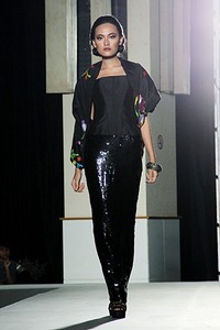 Tuty Cholid (Baine Gammara), Plaza Bapindo IPMI Trend Show 2012. (Photo by Mohammad Abduh/Wolipop)