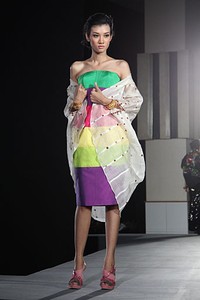 Tuty Cholid (Baine Gammara), Plaza Bapindo IPMI Trend Show 2012. (Photo by Mohammad Abduh/Wolipop)