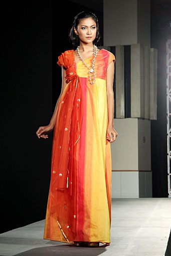 Tuty Cholid (Baine Gammara), Plaza Bapindo IPMI Trend Show 2012. (Photo by Mohammad Abduh/Wolipop)