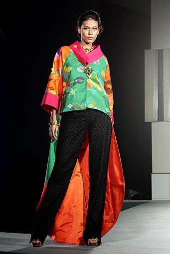 Tuty Cholid (Baine Gammara), Plaza Bapindo IPMI Trend Show 2012. (Photo by Mohammad Abduh/Wolipop)
