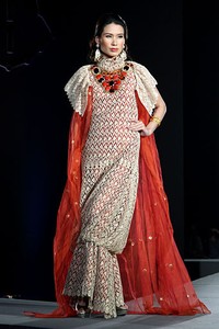 Tuty Cholid (Baine Gammara), Plaza Bapindo IPMI Trend Show 2012. (Photo by Mohammad Abduh/Wolipop)