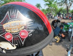 Ribuan Motor Honda Lawas Serbu Jakarta