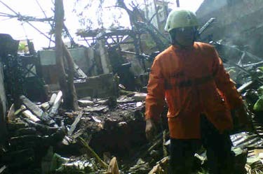 Dapur Rumah Dekat Kompleks Paspampres Kramatjati Terbakar