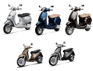 5 Warna Baru Motor Piaggio dan Vespa