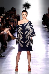 Ivana Helsinki, Spring/Summer 2012. New York Fashion Week Spring/Summer 2012. (Photo by Joe Kohen/Getty Images]