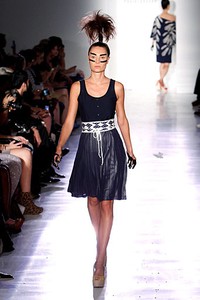 Ivana Helsinki, Spring/Summer 2012. New York Fashion Week Spring/Summer 2012. (Photo by Joe Kohen/Getty Images]