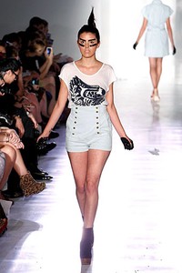 Ivana Helsinki, Spring/Summer 2012. New York Fashion Week Spring/Summer 2012. (Photo by Joe Kohen/Getty Images]