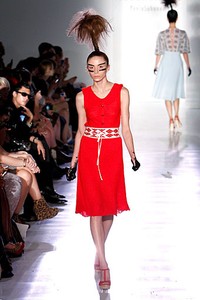 Ivana Helsinki, Spring/Summer 2012. New York Fashion Week Spring/Summer 2012. (Photo by Joe Kohen/Getty Images]