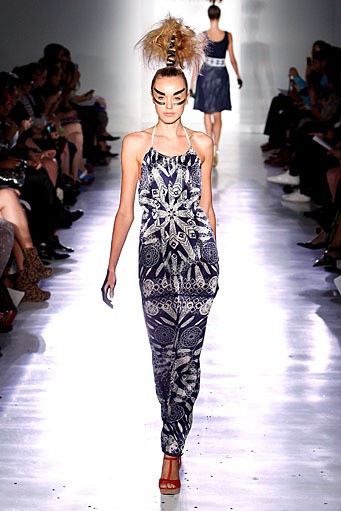 Ivana Helsinki, Spring/Summer 2012. New York Fashion Week Spring/Summer 2012. (Photo by Joe Kohen/Getty Images]