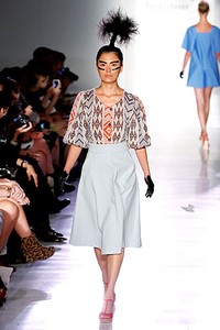 Ivana Helsinki, Spring/Summer 2012. New York Fashion Week Spring/Summer 2012. (Photo by Joe Kohen/Getty Images]