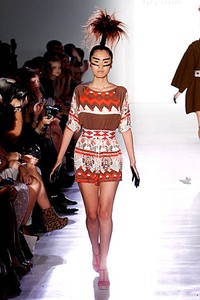 Ivana Helsinki, Spring/Summer 2012. New York Fashion Week Spring/Summer 2012. (Photo by Joe Kohen/Getty Images]